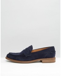 dunkelblaue Wildleder Slipper von Vagabond