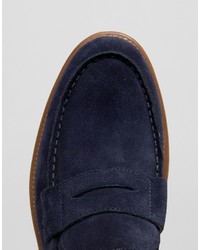 dunkelblaue Wildleder Slipper von Vagabond