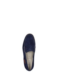 dunkelblaue Wildleder Slipper von Sioux