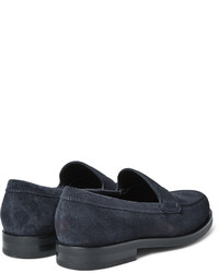 dunkelblaue Wildleder Slipper von Tod's