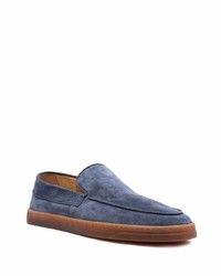 dunkelblaue Wildleder Slipper von Henderson Baracco