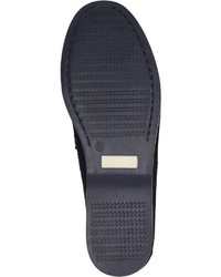 dunkelblaue Wildleder Slipper von Venturini