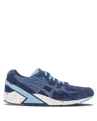 dunkelblaue Wildleder Sportschuhe von Asics