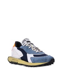 dunkelblaue Wildleder Sportschuhe von RUN OF