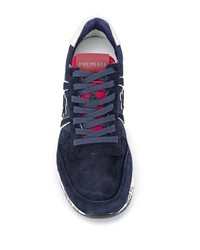 dunkelblaue Wildleder Sportschuhe von Premiata