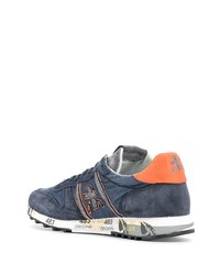 dunkelblaue Wildleder Sportschuhe von Premiata