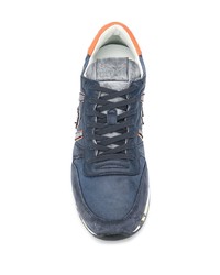 dunkelblaue Wildleder Sportschuhe von Premiata