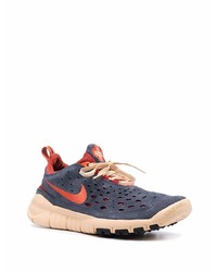 dunkelblaue Wildleder Sportschuhe von Nike