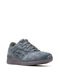 dunkelblaue Wildleder Sportschuhe von Asics