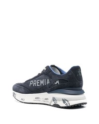 dunkelblaue Wildleder Sportschuhe von Premiata