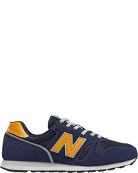 dunkelblaue Wildleder Sportschuhe von New Balance