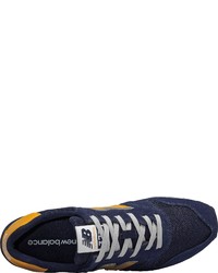 dunkelblaue Wildleder Sportschuhe von New Balance