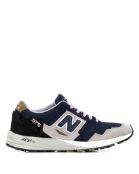 dunkelblaue Wildleder Sportschuhe von New Balance