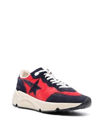 dunkelblaue Wildleder Sportschuhe von Golden Goose