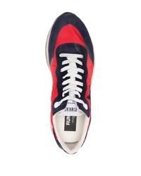 dunkelblaue Wildleder Sportschuhe von Golden Goose