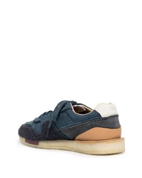 dunkelblaue Wildleder Sportschuhe von Clarks Originals