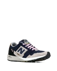 dunkelblaue Wildleder Sportschuhe von New Balance