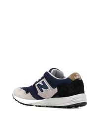 dunkelblaue Wildleder Sportschuhe von New Balance