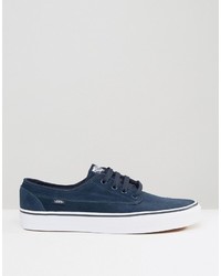 dunkelblaue Wildleder Turnschuhe von Vans