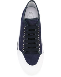 dunkelblaue Wildleder Turnschuhe von Tod's