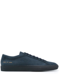 dunkelblaue Wildleder Turnschuhe von Common Projects