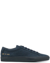 dunkelblaue Wildleder Turnschuhe von Common Projects