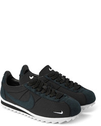 dunkelblaue Wildleder Turnschuhe von Nike