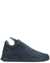 dunkelblaue Wildleder Turnschuhe von Filling Pieces