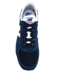 dunkelblaue Wildleder Turnschuhe von New Balance