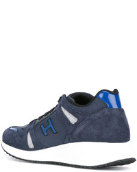 dunkelblaue Wildleder Turnschuhe von Hogan