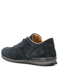 dunkelblaue Wildleder Turnschuhe von Tod's