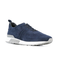 dunkelblaue Wildleder Turnschuhe von Tod's