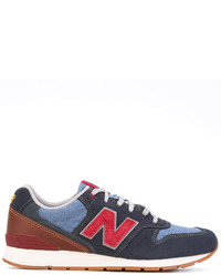 dunkelblaue Wildleder Turnschuhe von New Balance