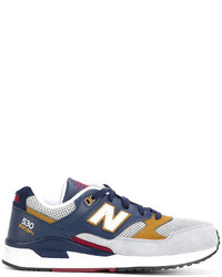 dunkelblaue Wildleder Turnschuhe von New Balance