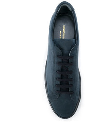 dunkelblaue Wildleder Turnschuhe von Common Projects