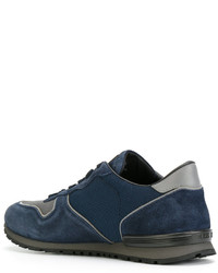 dunkelblaue Wildleder Turnschuhe von Tod's