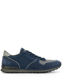 dunkelblaue Wildleder Turnschuhe von Tod's