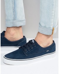 dunkelblaue Wildleder Turnschuhe von Vans