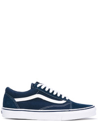 dunkelblaue Wildleder Turnschuhe von Vans