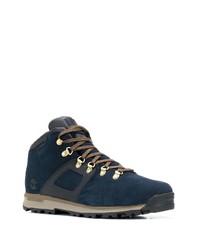 dunkelblaue Wildlederarbeitsstiefel von Timberland