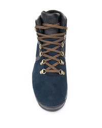 dunkelblaue Wildlederarbeitsstiefel von Timberland