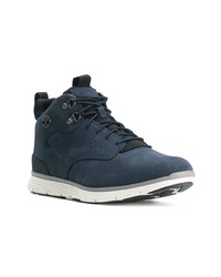 dunkelblaue Wildlederarbeitsstiefel von Timberland