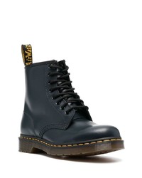 dunkelblaue Wildlederfreizeitstiefel von Dr. Martens