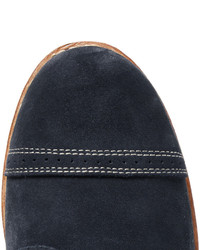 dunkelblaue Wildlederstiefel von VISVIM