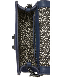 dunkelblaue Wildledertaschen von Loeffler Randall
