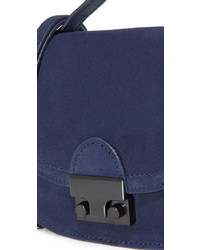 dunkelblaue Wildledertaschen von Loeffler Randall