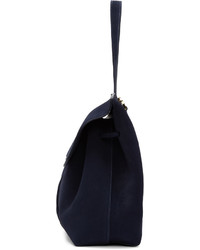 dunkelblaue Wildledertaschen von Mansur Gavriel