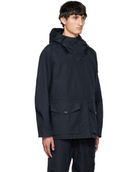 dunkelblaue Windjacke von Stone Island