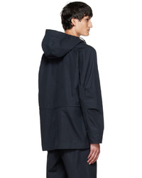 dunkelblaue Windjacke von Stone Island