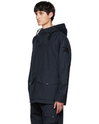 dunkelblaue Windjacke von Stone Island